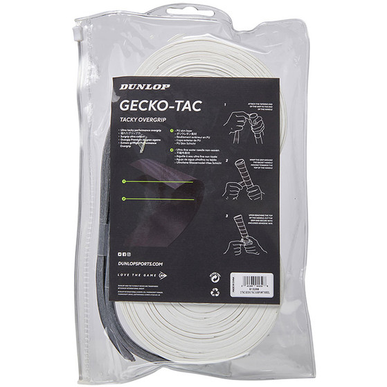 Dunlop D Tac Gecko-Tac Overgrip 30 Pcs. White