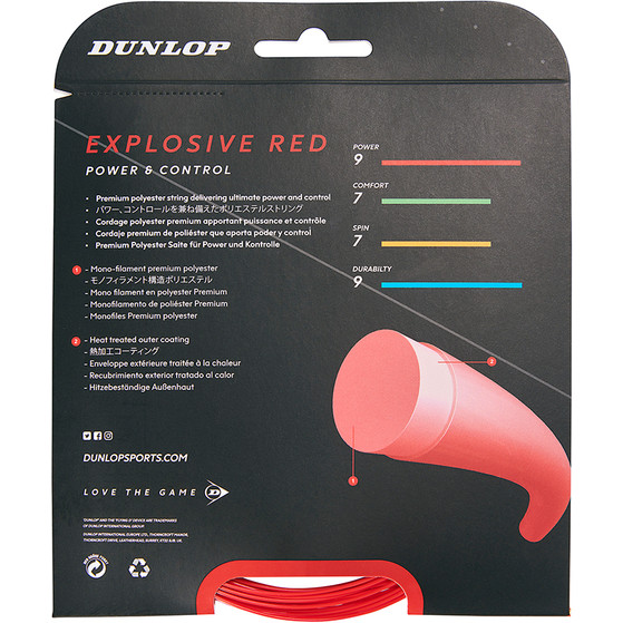 Dunlop D Tac Ensemble Rouge