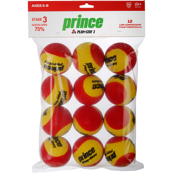 Prince Play & Stay Rood Foam 12 St.