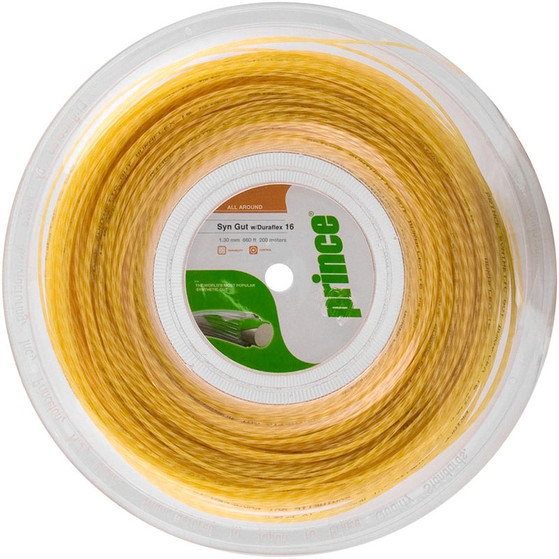 Prince Synthetic Gut Duraflex 200m Guld