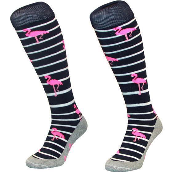 Hingly Stutzenstrümpfe FlamingoStripe