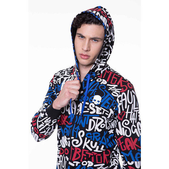 Hydrogen Graffiti FZ Hoodie Men