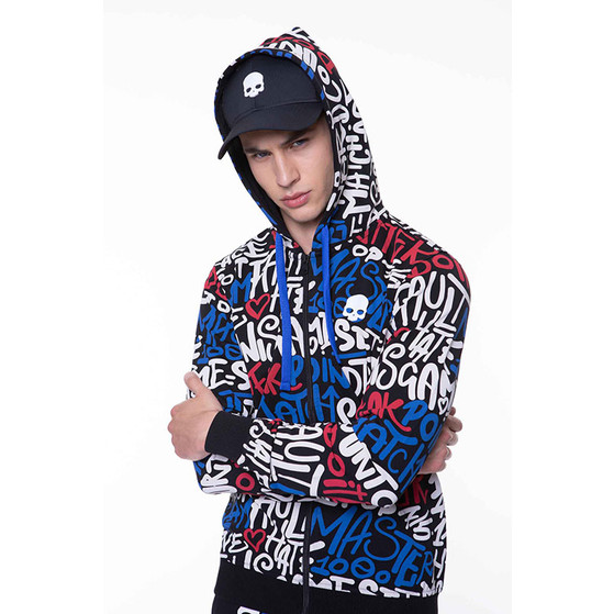 Hydrogen Graffiti FZ Hoodie Men