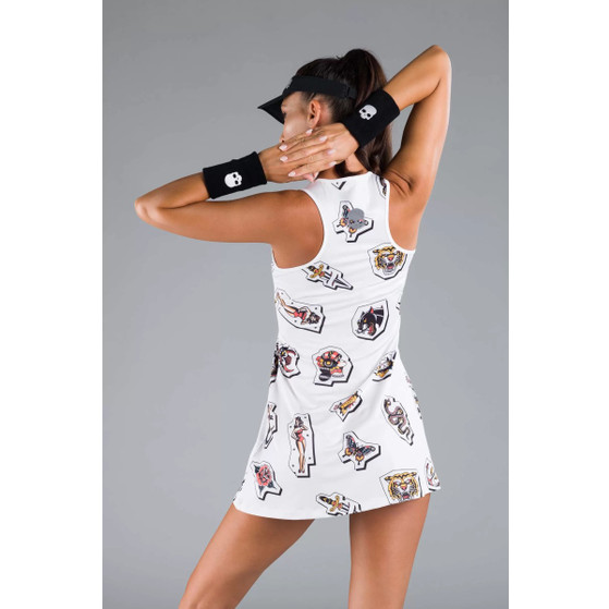 Hydrogen Tattoo Tech Roland Garros Klänning