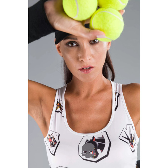 Hydrogen Tattoo Tech Roland Garros Klänning