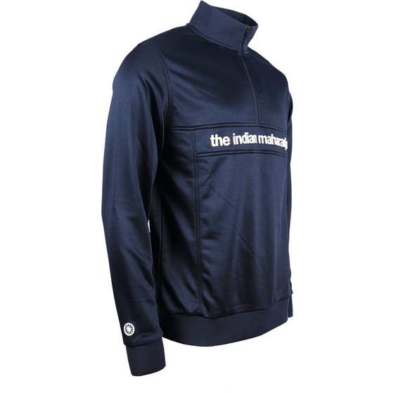 The Indian Maharadja Poly Terry Half Zip Heren