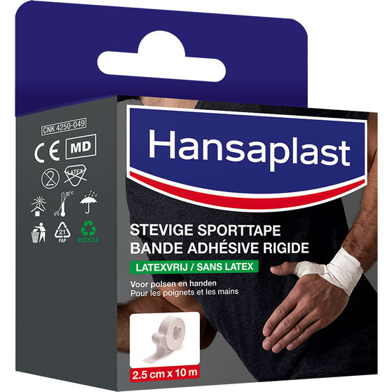 Hansaplast Sporttape 2,5cm X 10m - White