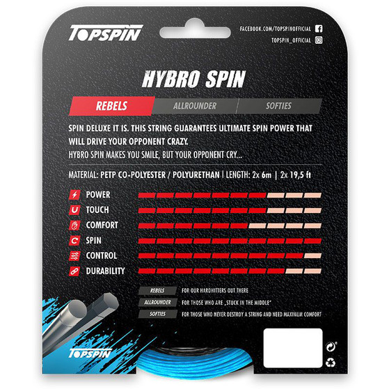 Topspin Hydro Touch Set White