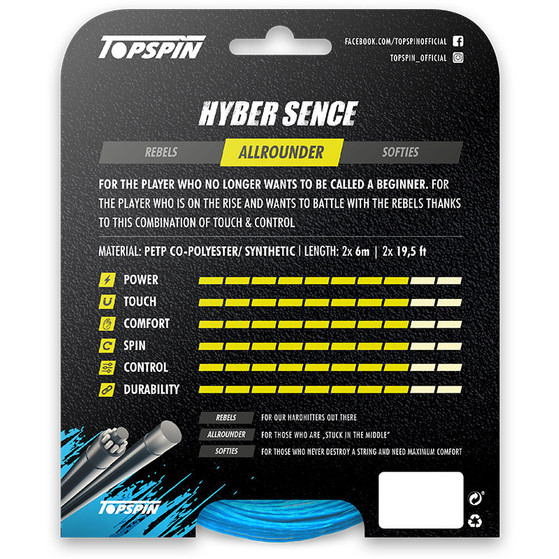 Topspin Hyper Sence Set Blue
