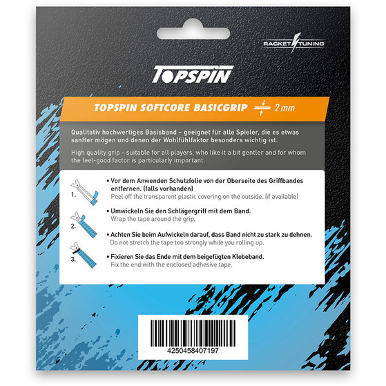 Topspin Softcore Basisgrip Zwart