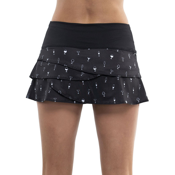Lucky in Love Cheers to You Scallop Skirt