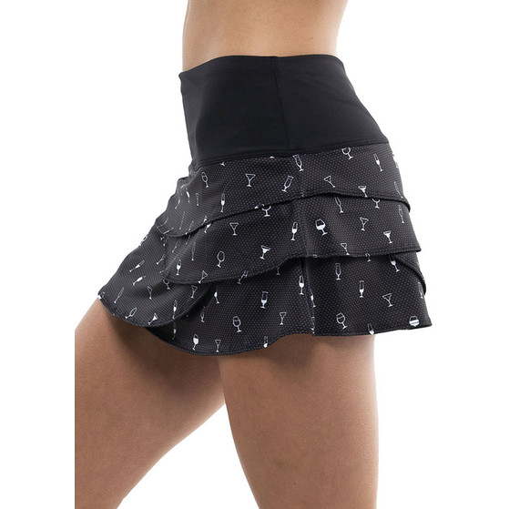 Lucky in Love Cheers to You Scallop Skirt