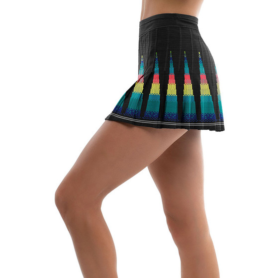Lucky in Love Long Squared Up Pleated Skirt