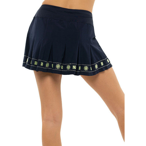 Lucky in Love Long Lurex Flora Border Skirt