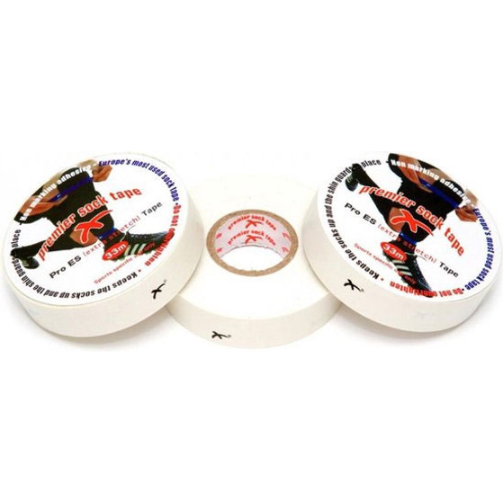 Premier Socktape Pro - 19mm x 33 meter - Wit