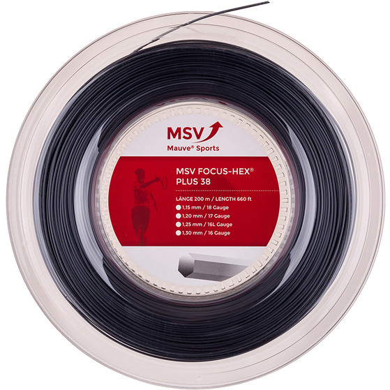 MSV Focus-Hex Plus 38 200M schwarz
