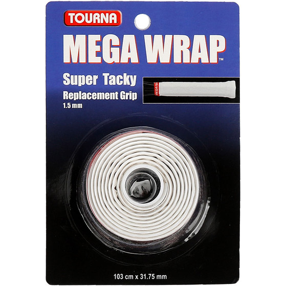 Tourna Mega Wrap Basic Grip White