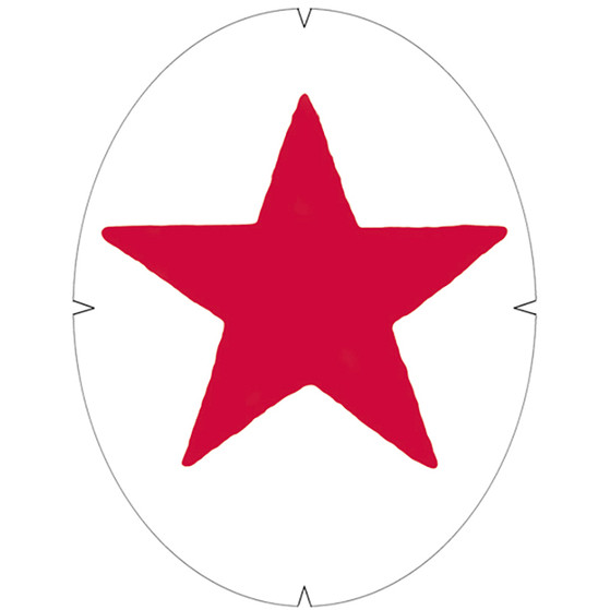 Schablon Stjärna