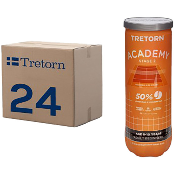 Tretorn Academy Oranje 24x3 St. (6 Dozijn)