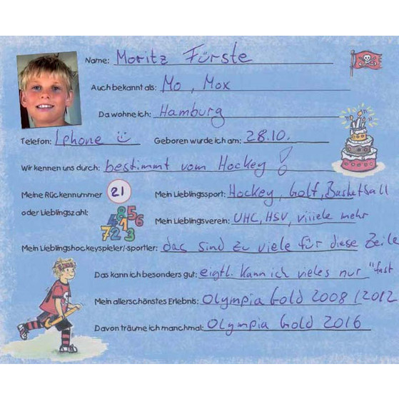 Jimmy und die Platzpiraten - Freundebuch