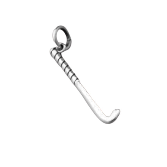 Hockeyschläger Ketten-Anhänger (Silber)