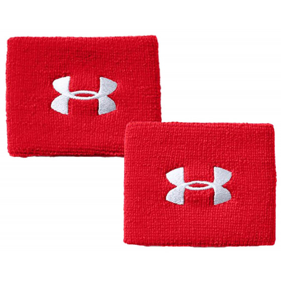 Under Armour Performance Wristbands Rood