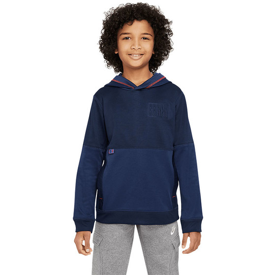 Nike FC Barcelona Travel Fleece Hoody Kids