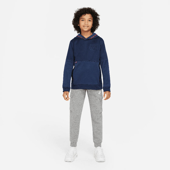 Nike FC Barcelona Travel Fleece Hoody Kids