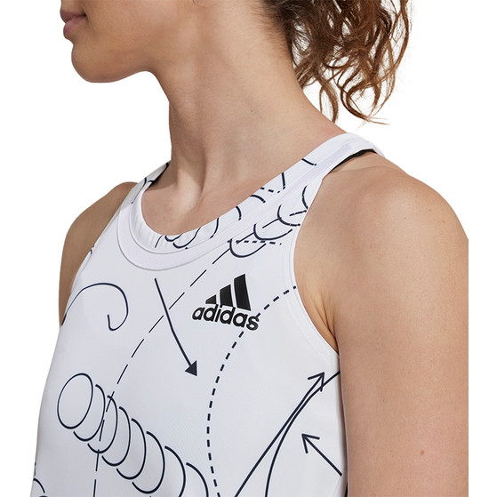 adidas Club Primegreen Graphic Tank