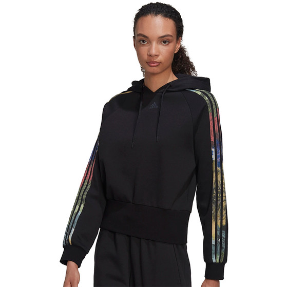 adidas All Over Print Floral Hoody