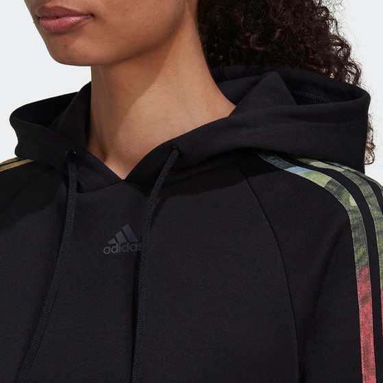 adidas All Over Print Floral Hoody