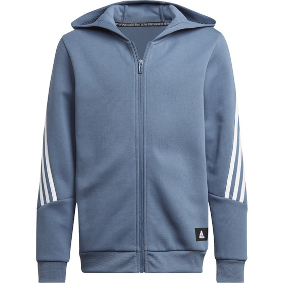 adidas 3 Stripes Full Zip Hoody Jongens