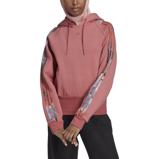 adidas All Over Print Floral Hoody