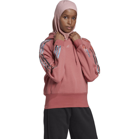 adidas All Over Print Floral Hoody