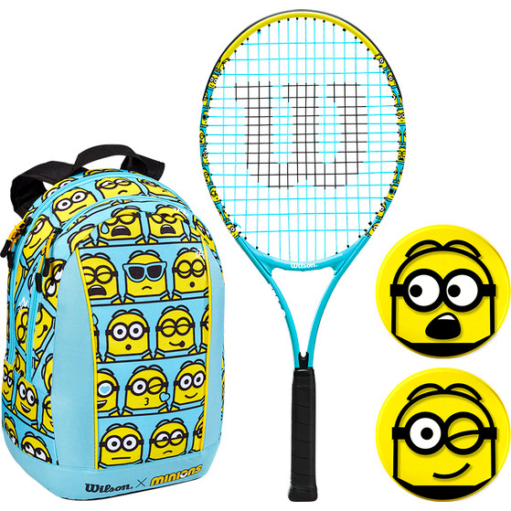 Wilson Minions 25 Racket/Backpack/Bottle - Junior