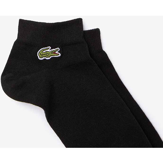 Lacoste Core Performance Crew Low 3-Pack Zwart