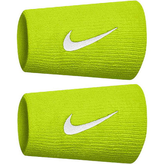 Nike Tennis Premier Doublewide Wristbands Green