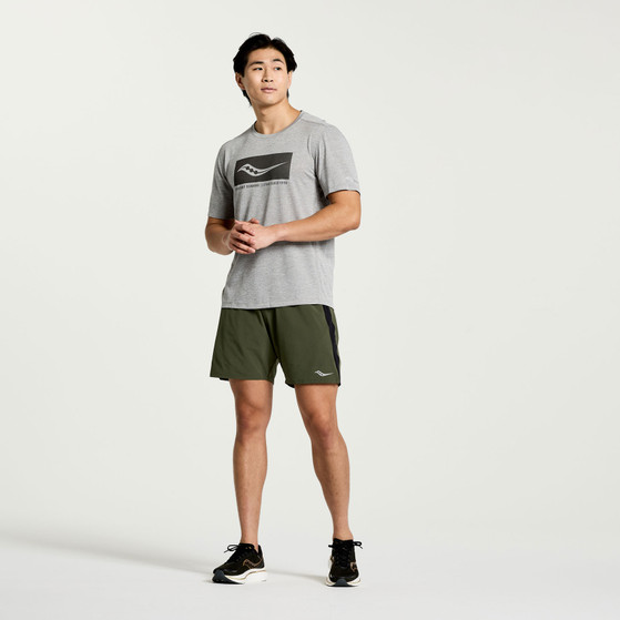 Saucony Stopwatch Graphic SS Heren