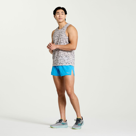 Saucony Stopwatch Graphic Singlet Heren
