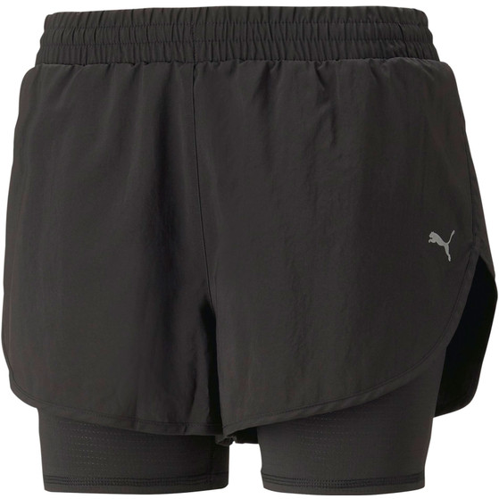 PUMA Run Favorite Woven 2in1 3'' Short Dames