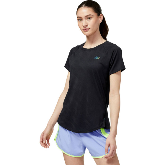 New Balance Q Speed Jacquard T-Shirt Dames