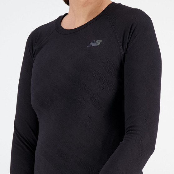 New Balance Q Speed Jacquard Longsleeve Dames