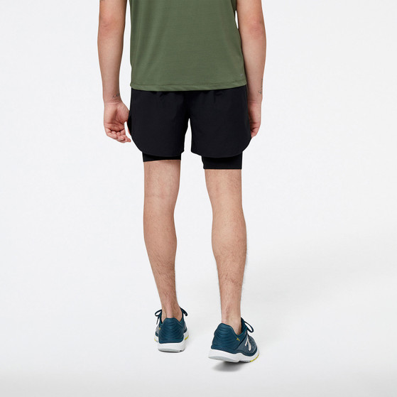 New Balance Q Speed 2in1 5'' Short Heren