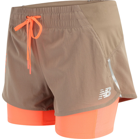 New Balance Impact Run 2in1 Short Dames