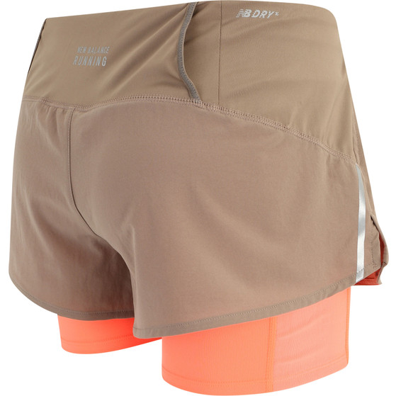 New Balance Impact Run 2in1 Short Dames