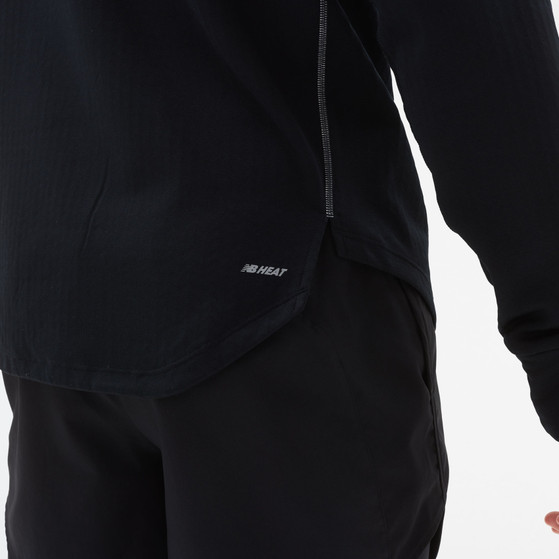 New Balance Heat Grid Half-Zip Longsleeve Heren