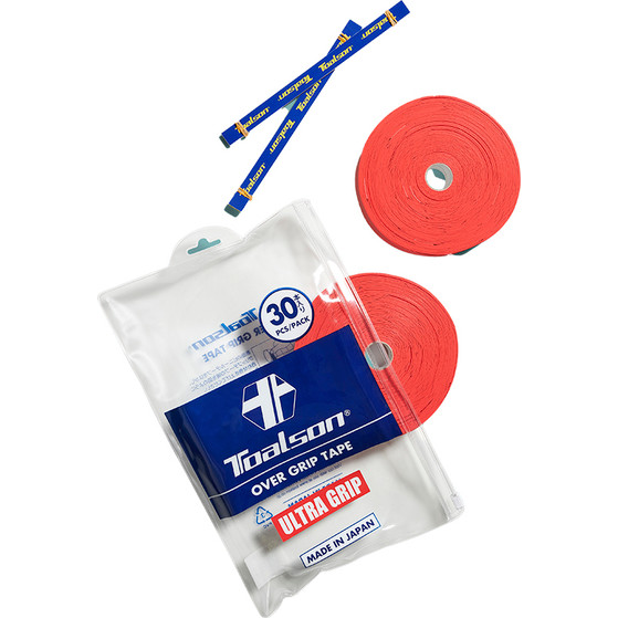 Toalson Ultra Overgrip 30 st. Neonröd