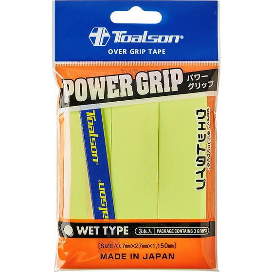 Toalson Power Overgrip 3 St. Geel