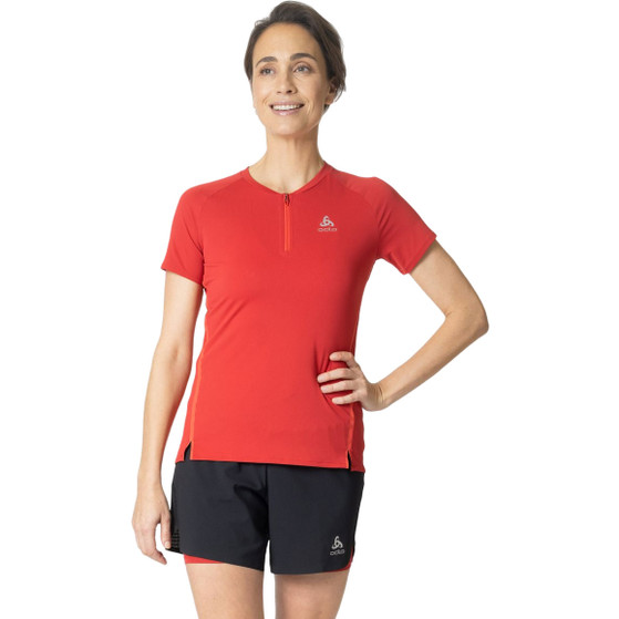 ODLO X-Alp Crew Neck 1/2 Zip T-Shirt Dam
