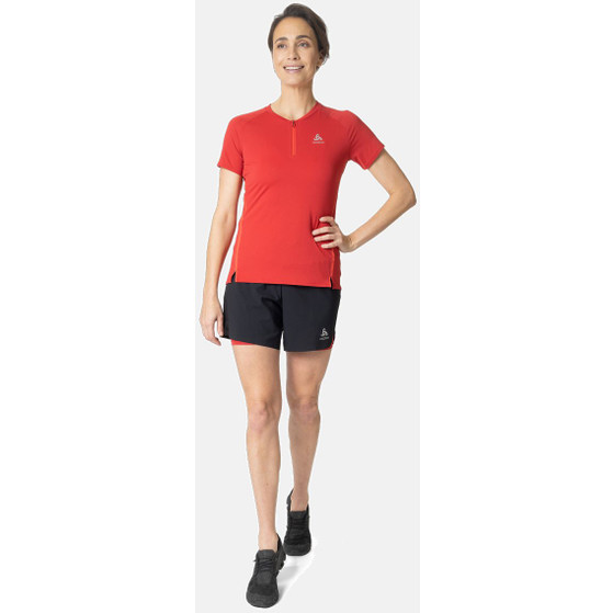 ODLO X-Alp Crew Neck 1/2 Zip T-Shirt Dam